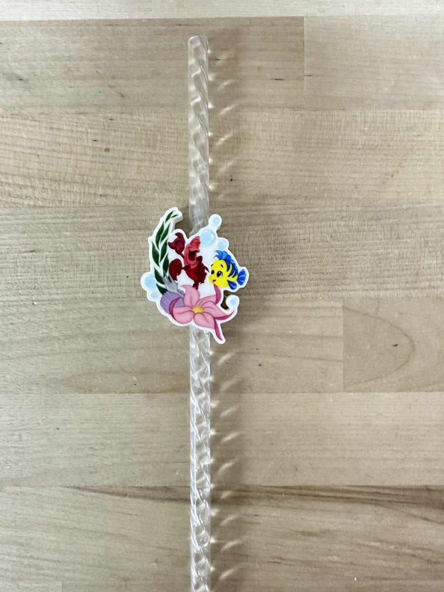 IMG_8500 Sirenita Friends 3D Printed Straw Topper - Image 1