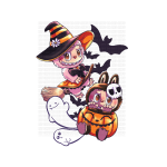 Bubu Halloween  UVDTF Decal