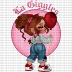 La Giggles 12 UVDTF Decal