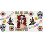 Dia De Los Muertos 11 Libbey Wrap