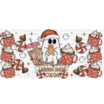 Hot Cocoa Ghost Libbey Wrap UVDTF