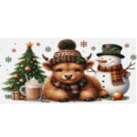 Christmas Boy Cow Libbey Wrap